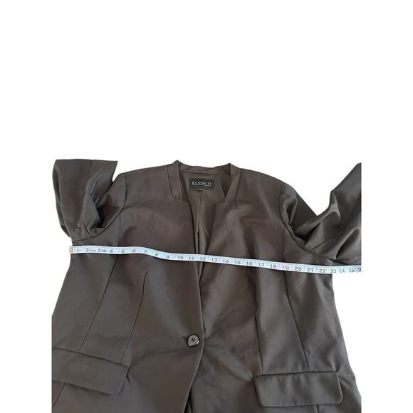 Eloquii Black Blazer - Picture 9 of 11